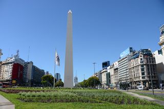 
Obelisco Obelisk On Avenida 9 de Julio Avenue In Plaza de la Republica Buenos Aires
